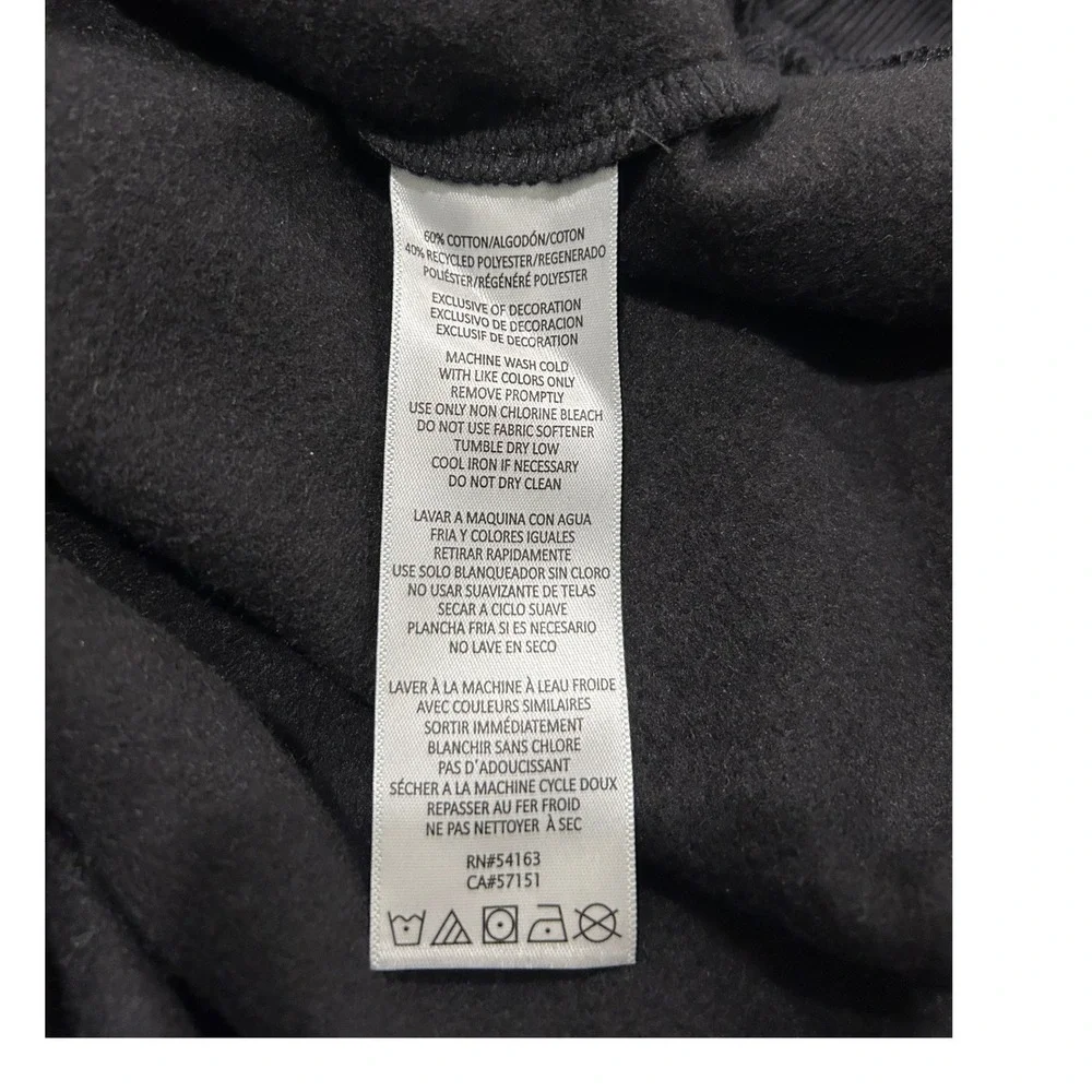 Calvin Klein Performance Womens Black Logo Crewneck Sweatshirt Pullover Top XXL - Picture 8 of 8